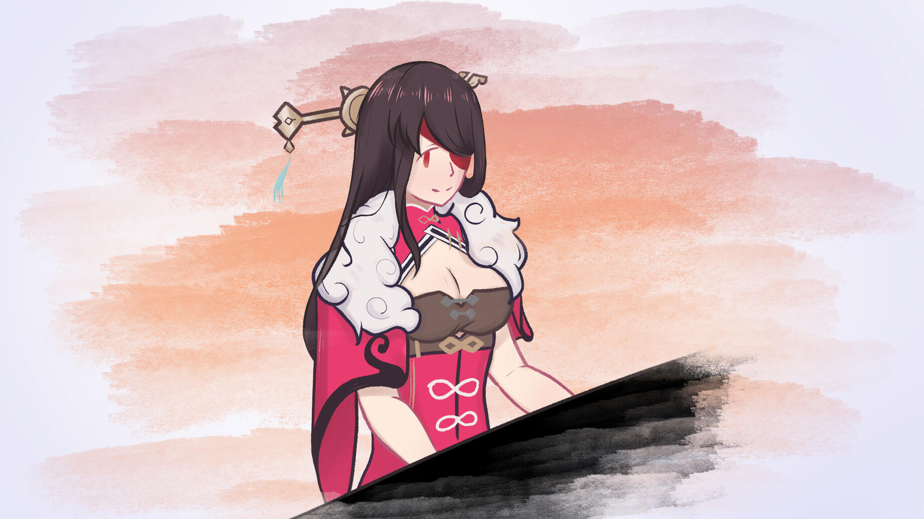 Genshin Impact Beidou Playing the Piano