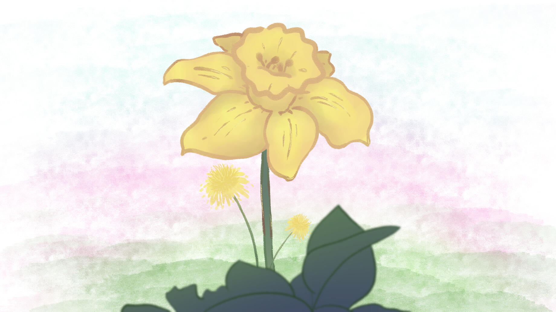 Stardew Valley Spring Daffodil Art